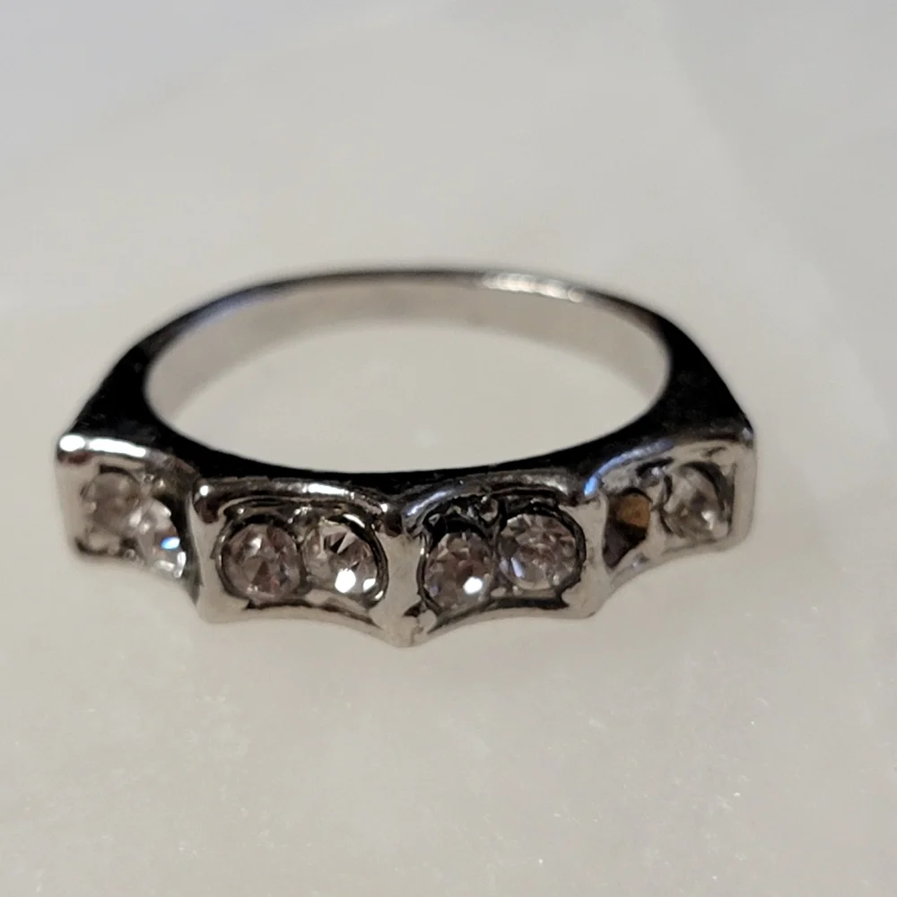 Fashion Rings Faux Bridal Set